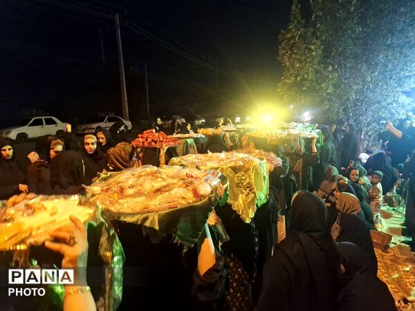 مراسم سینی‌گردانی حضرت قاسم (ع) در شب شام غریبان
