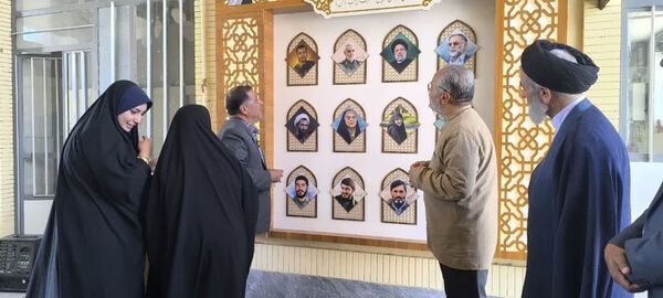 افتتاح یادمان شهدای کانون حضرت زینب (س)