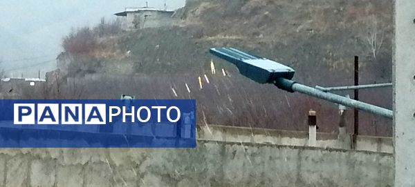 بارش برف پاییزی در شهرزیبای بار نیشابور 