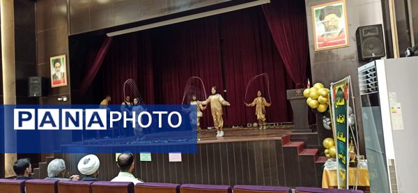 اختتامیه مسابقات ورزشی آموزشگاه هیhت امنایی ضحی ۲ در سالن غدیر شیروان