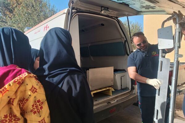 مانور پدافند غیرعامل در دبیرستان  سوده شهرستان ورامین 