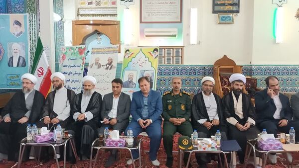 مراسم تکریم و معارفه امام جمعه شهرستان اهر با حضور نماینده ولی فقیه در آذربایجان شرقی 