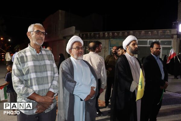 شب ۱۸۸ خروش انقلابی مردم درق؛ طنین فریاد استکبارستیزی در دارالمؤمنین