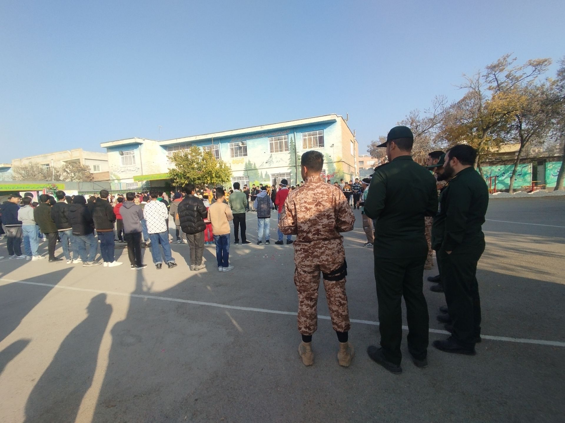 مدرسه فرزانگان شهرستان شیروان، میزبان شهدای گمنام