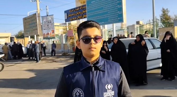 آیین عطرافشانی مزار شهدای شهر جعفریه به مناسبت هفته دفاع مقدس