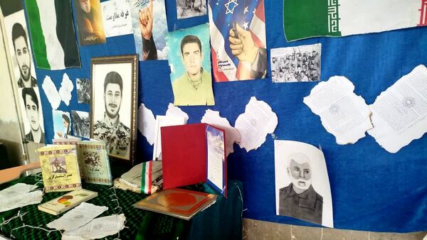 افتتاحیه جشنواره فجر مهدوی در مدرسه پروین اعتصامی چاروسا