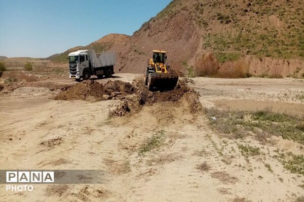 بهسازی جاده بار به بجنو به همت شهرداری بار