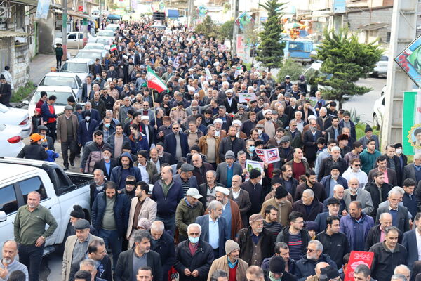 راهپیمایی ۲۲ بهمن بخش بندپی شرقی