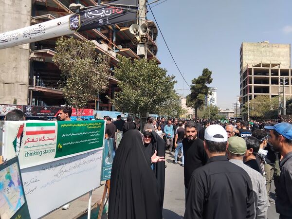 پیاده‌روی جاماندگان اربعین حسینی از مصلی تا میدان شهدای کرج