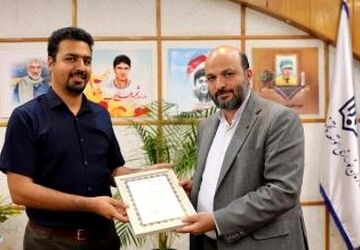 تقدیر ‌خان‌محمدی از یک سرباز نخبه شاغل به خدمت در سازمان نوسازی مدارس‌
