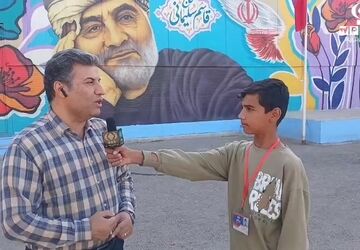 همدلی دانش آموزان دبیرستان شهید صدر کهک در صبحانه سالم