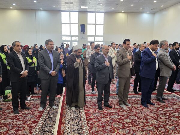 آیین بهره برداری ۱۶ پروژه عمرانی منطقه ۹ مشهد