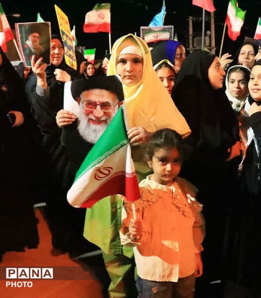 جلوه ای از حضور خانوادگی در اجتماع شبانه شهر جعفریه