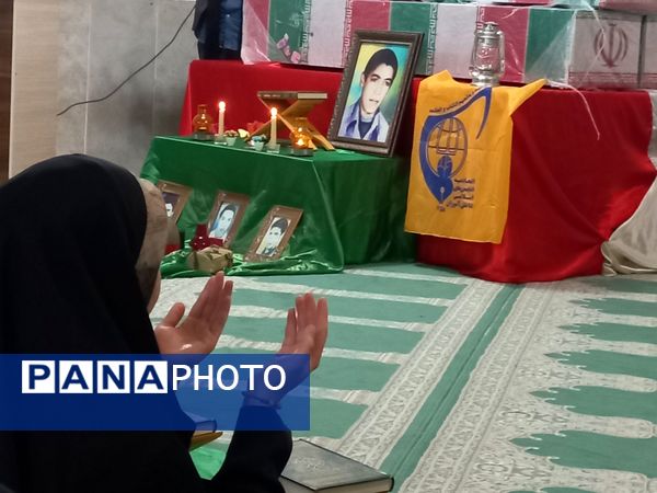 حضور پیکرهای مطهر شهدای گمنام در مدارس