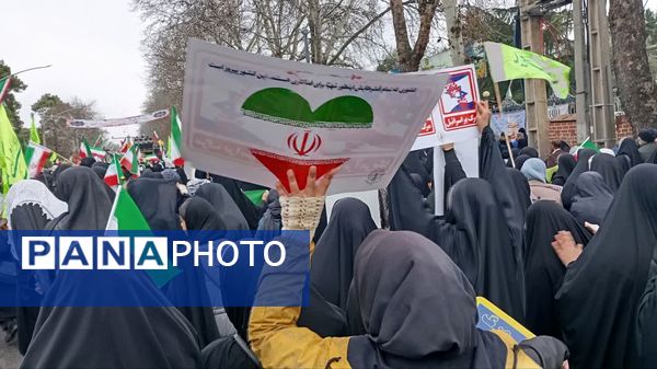 راهپیمایی ۲۲ بهمن در گلستان