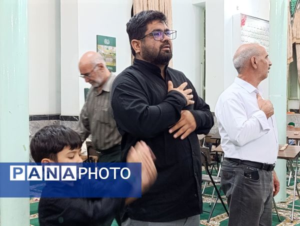 عزاداری سالروز شهادت امام حسن عسکری (ع) در مسجد صاحب‌الزمان آشخانه