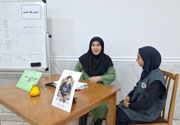 اجرای «پویش ملی چله خدمت» در کتابخانه دانش‌آموز شیراز 