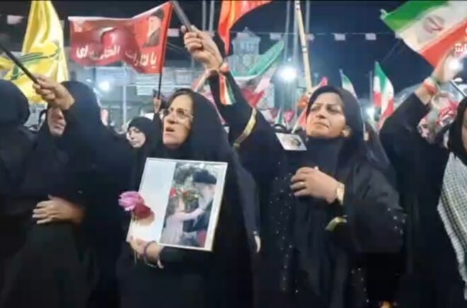 اقامه عزای آقای شهید 