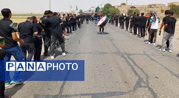عزاداری در روستای مومن آباد قم