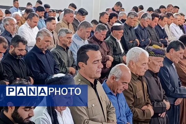 نماز عید سعید قربان در ثلاث باباجانی