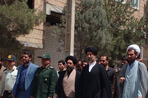 حضور پرشور مردم نصیر شهر در راهپیمایی محکومیت جنایت صهیونیست‌ها 