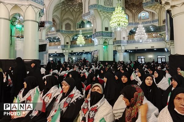 مراسم سالگرد شهادت سپهبد حسین سلامی در حرم مطهر شاه عبدالعظیم حسنی