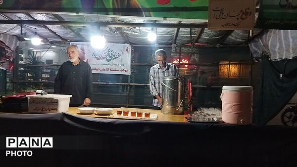 موکب سلسله الذهب در دویست و شانزدهمین شب از اجتماعات مردمی نیشابور 