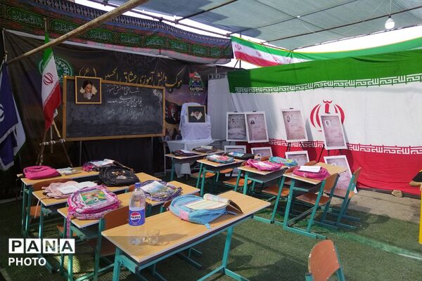 سعادت میزبانی فرهنگیان چهاردانگه از زائران اربعین حسینی