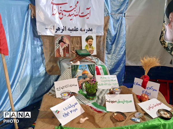 حماسه سازی مردم نیشابور در بیستمین شب از راهپیمایی های مردمی بلوار فضل 