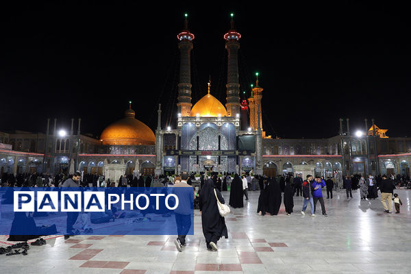 حرم کریمه اهل بیت در  شام شهادت حضرت زهرا(س)