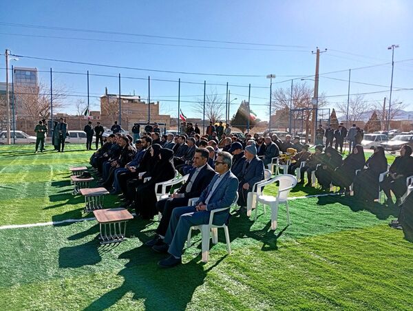 افتتاح چمن مصنوعی روستای قوژد