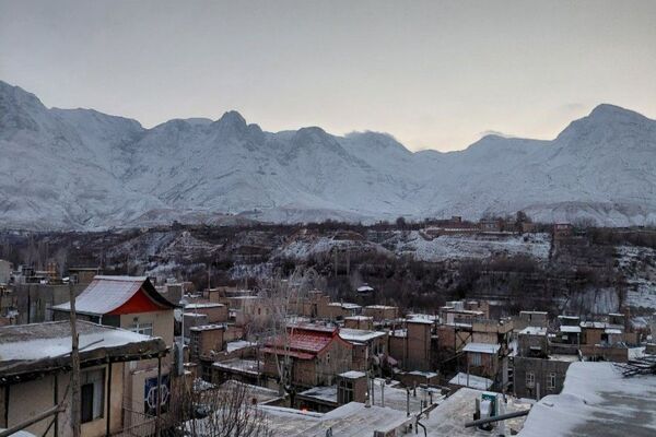 جلوه زمستانی طبیعت شهر بار نیشابور 