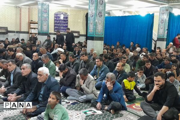 اجتماع بزرگ مردم قلعه رئیسی در پی شهادت رهبر معظم انقلاب 