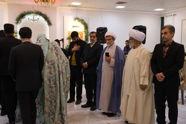 جشن ازدواج‌‌ آسان ۹ زوج بسیجی در گناباد