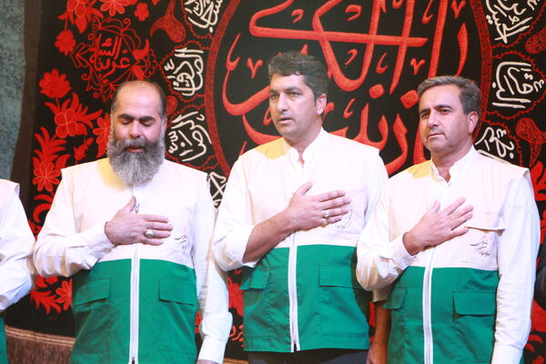 حضور خادمان رضوی در اعتکاف دانش‌آموزی فهرج