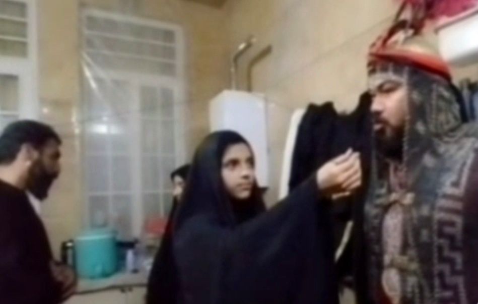 روایت خبرنگار پانا قم از یک مراسم تعزیه خوانی