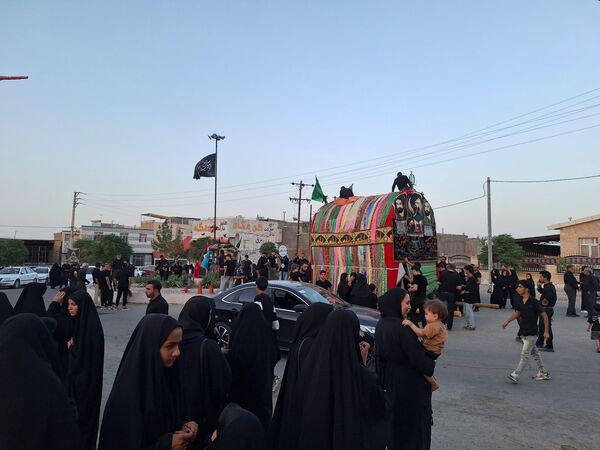 شکوه نخل‌گردانی در گناباد؛ تصویری از عشق و ارادت در محرم