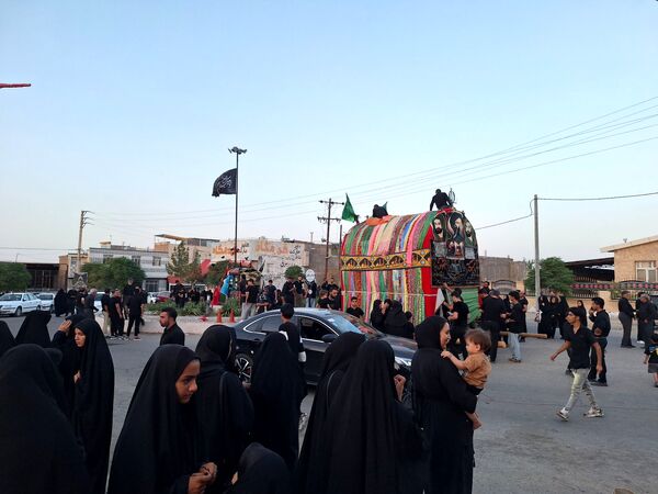 شکوه نخل‌گردانی در گناباد؛ تصویری از عشق و ارادت در محرم