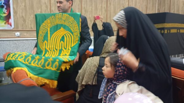 جشن روز دختر و حضور خادمان حرم امام رضا (ع) در فاروج