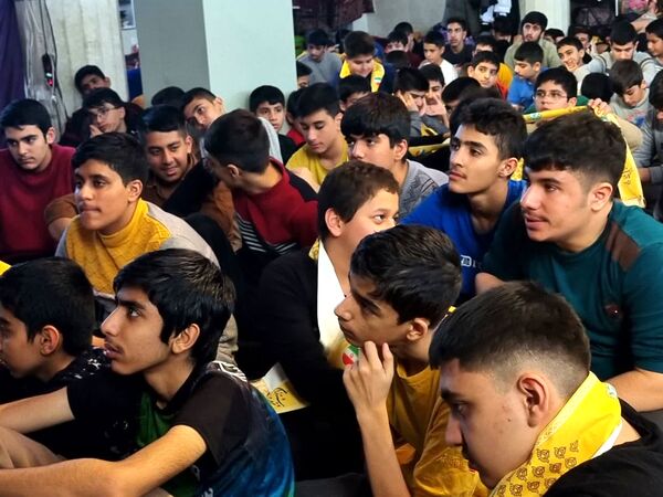 لحظاتی با معتکفین پیشتاز «مدرسه فلسطین» 