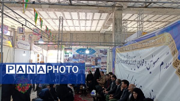 نمایشگاه دستاوردها و توانمندی بانوان روستایی در روستای بشرآباد