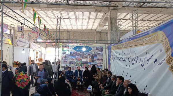 نمایشگاه دستاوردها و توانمندی بانوان روستایی در روستای بشرآباد