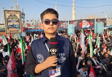 لحظات باشکوه تشییع رهبر شهید انقلاب در مسجد جمکران قم