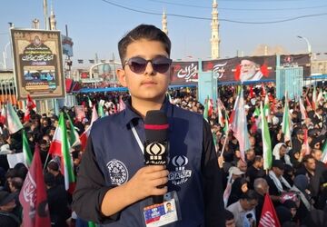 لحظات باشکوه تشییع رهبر شهید انقلاب در مسجد جمکران قم