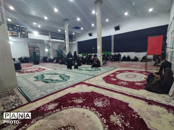 مراسم عزاداری شهادت رهبر معظم انقلاب در روستای مهدی آباد خلیل آباد