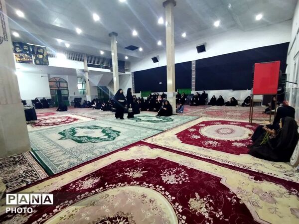 مراسم عزاداری شهادت رهبر معظم انقلاب در روستای مهدی آباد خلیل آباد