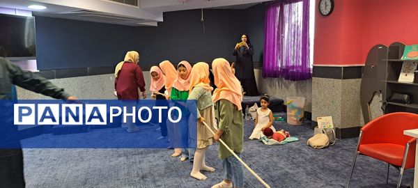 مسابقات دارت و طناب کشی در کتابخانه اندیشه شهرستان شیروان