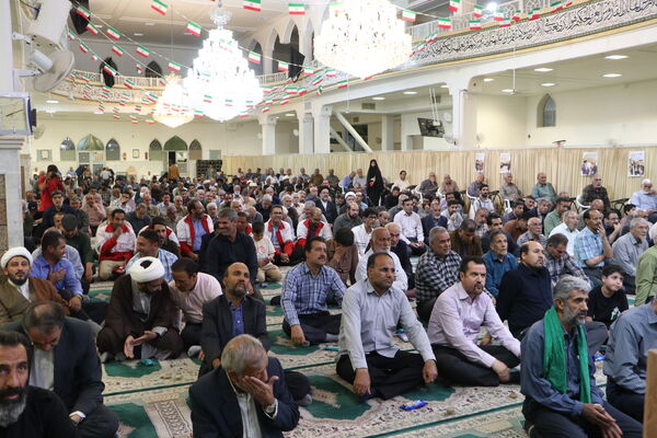 مراسم بزرگداشت شهدای خدمت در مسجد جامع شهرستان آباده 