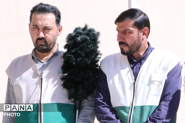 مراسم هفته دفاع مقدس با شروع سال تحصیلی جدید در بهارستان‌دو