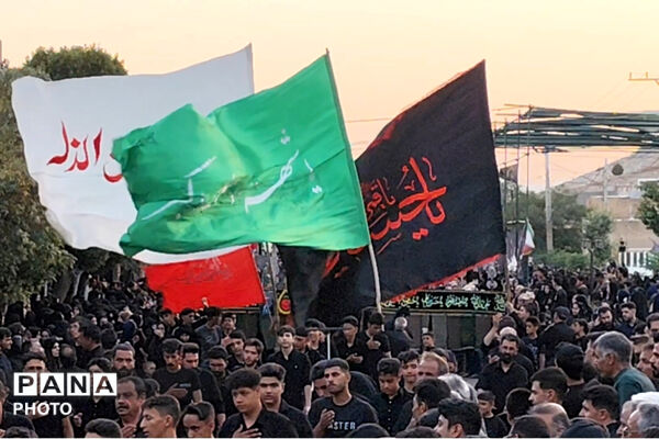 سوگ و ارادت عزاداران حسینی در شهر صغاد